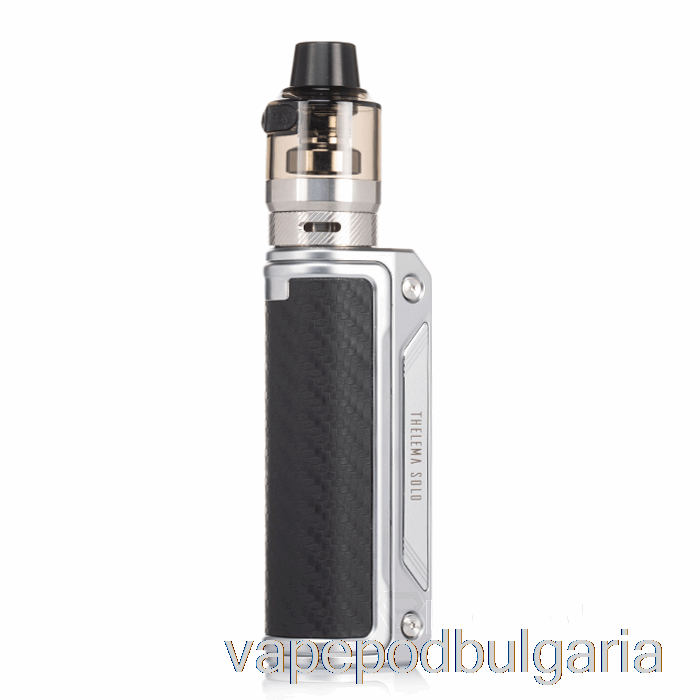 Vape 10000 Дръпки Lost Vape Thelema Solo 100w Starter Kit Ss / Carbon Fiber